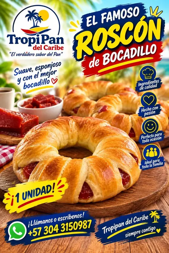 Roscón de bocadillo Tropipan